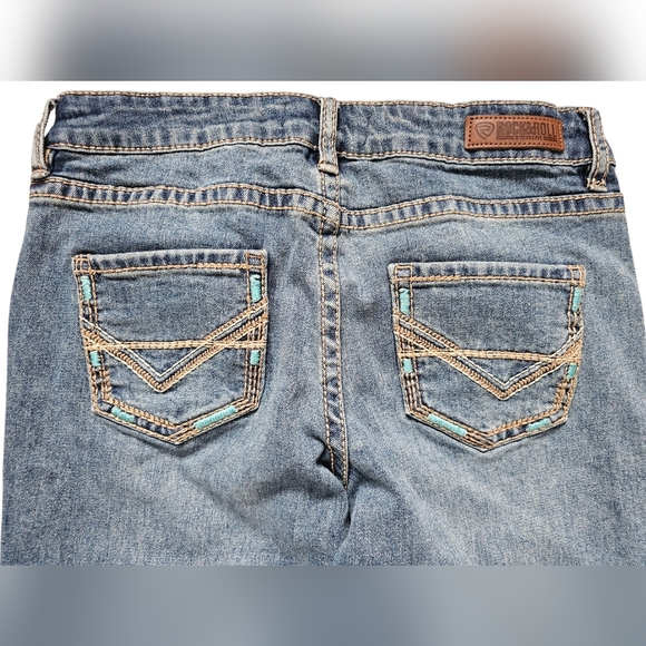 Rock & Roll Girls Bootcut jeans, with adjustable elastic waistband, size 16 - Picture 6 of 12